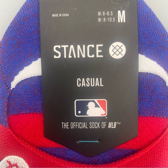NWT Stance Philadelphia Phillies Twist No Show Socks, Size Medium - COPY - Picture 4 of 10